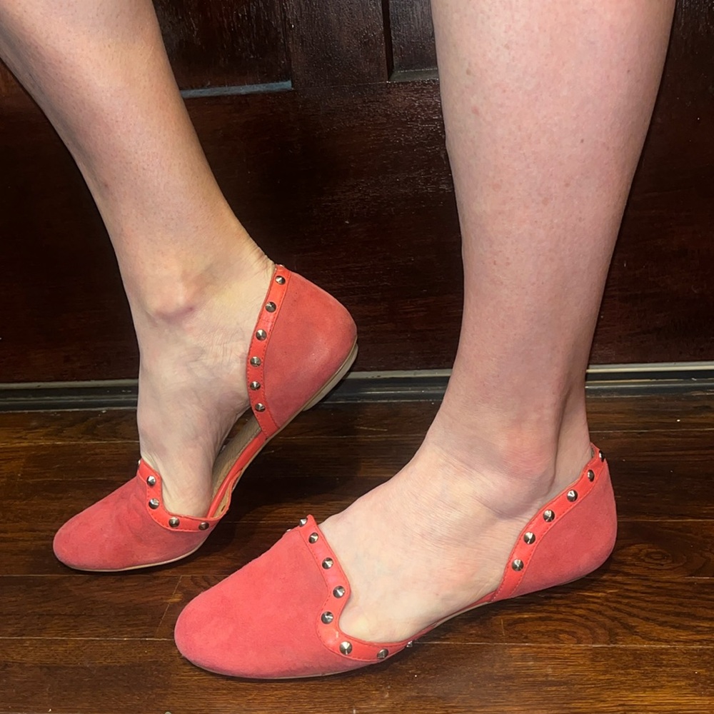 Corso como d’orsay studded flats